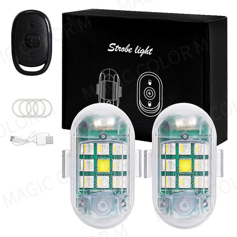 Drone Strobe Light - 2 قطعة اللاسلكية LED ستروب ضوء