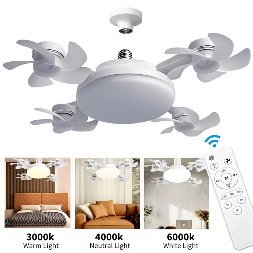 Drone Beacon Light - مروحة سقف 2 في 1 مع