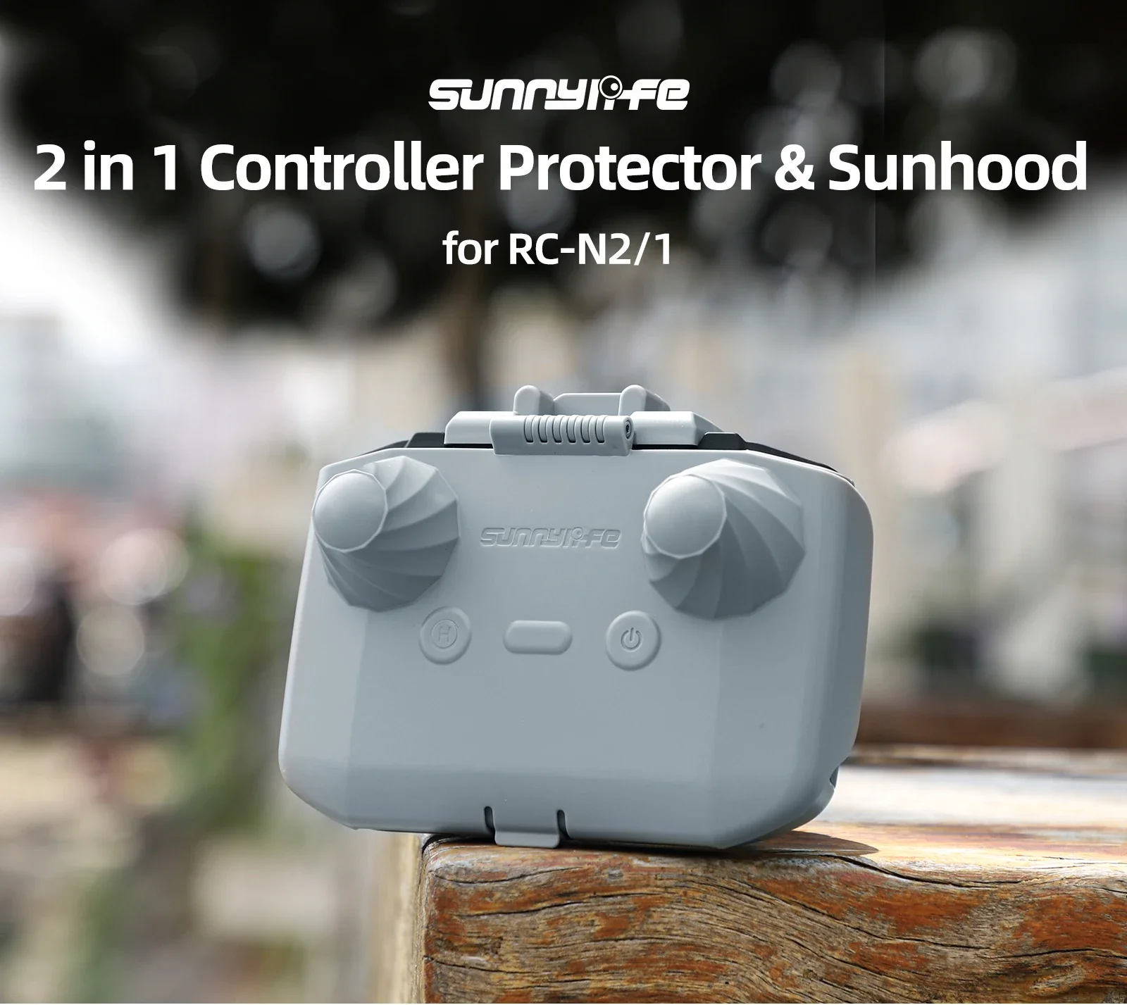 2 في 1 وحدة تحكم حامي SunHood  - مراجعة Drone Joystick Cover وسعره