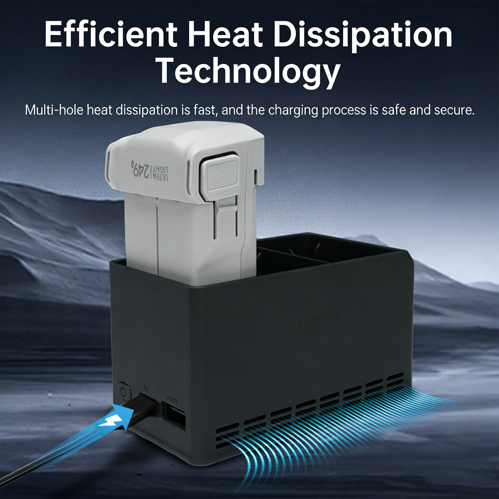 مدير شحن البطارية لـ Mini 3/3  - مراجعة Drone Charging Hub وسعره