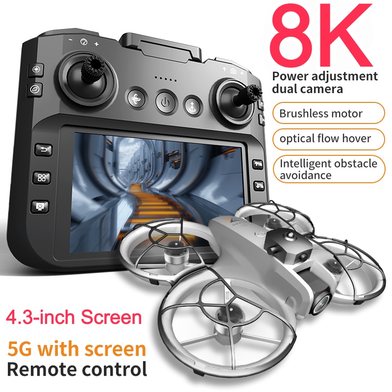 طائرة بدون طيار رباعية المراوح - مراجعة Drone Controller Screen وسعره