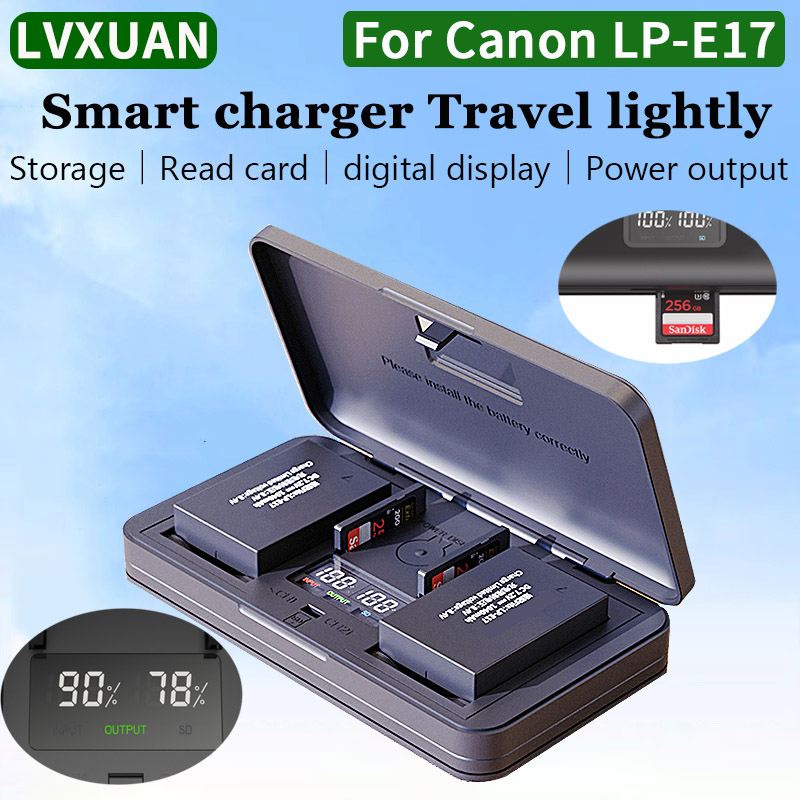 شاحن بطارية LVXUAN LP-E17، لكا - مراجعة Canon Camera Eos R8 وسعره