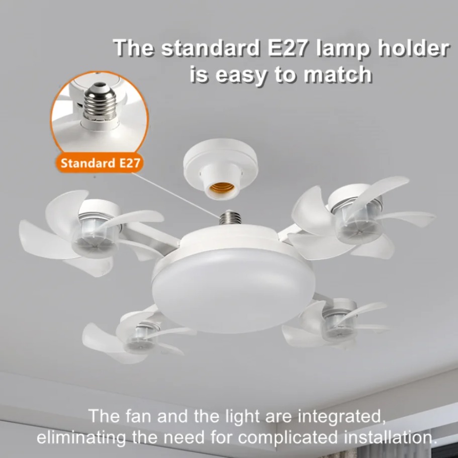 مروحة سقف مع إضاءة E27 بتصميم  - مراجعة Drone Beacon Light وسعره