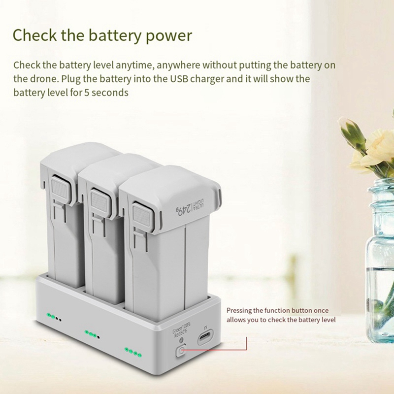 عرض خاص لشاحن بطارية DJI Mini  - مراجعة Drone Charging Hub وسعره