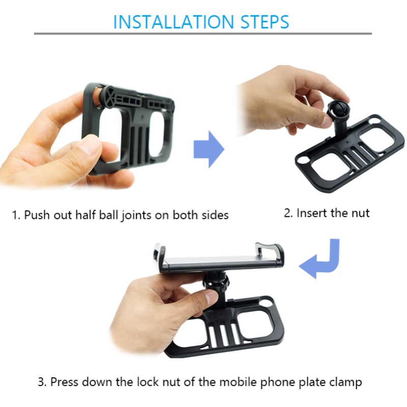 حامل تابلت قابل للتعديل مع مشب - مراجعة Drone Tablet Mount وسعره